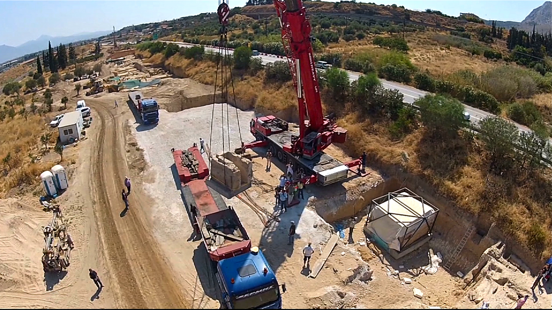 RELOCATION OF ROMAN TOMB “313”